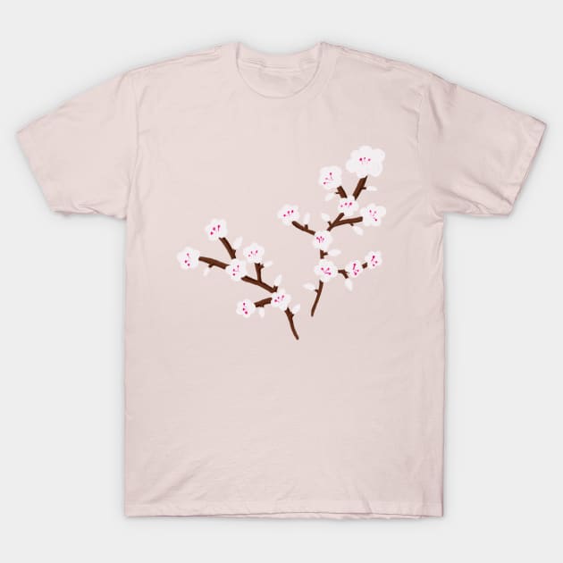 Sakura Flower T-Shirt by lisanisafazrin